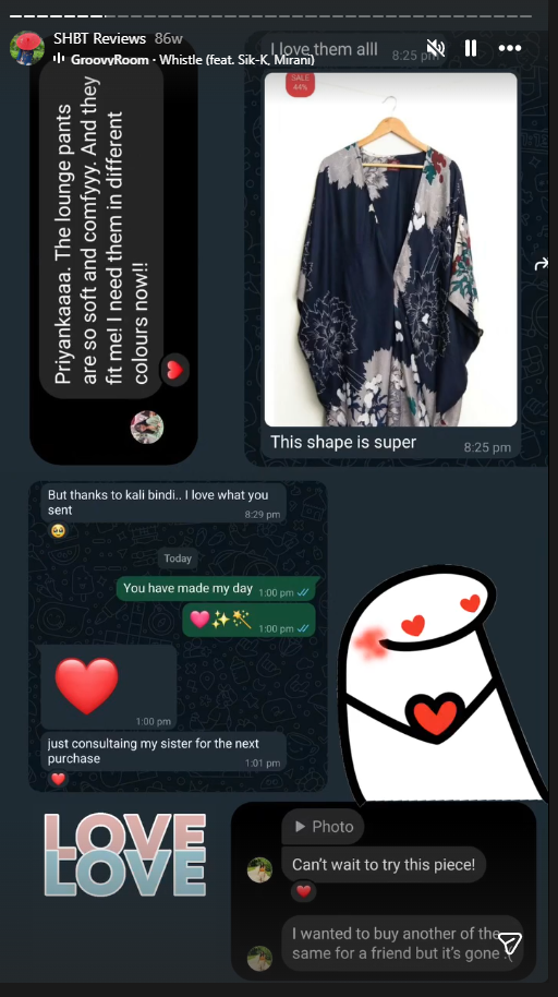 Customer testimonial